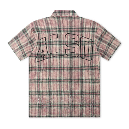 Almost Someday Solomon Rhinestone Flannel - Maroon