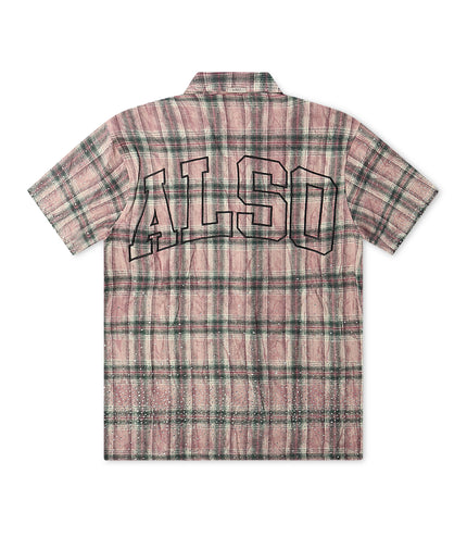 Almost Someday Solomon Rhinestone Flannel - Maroon