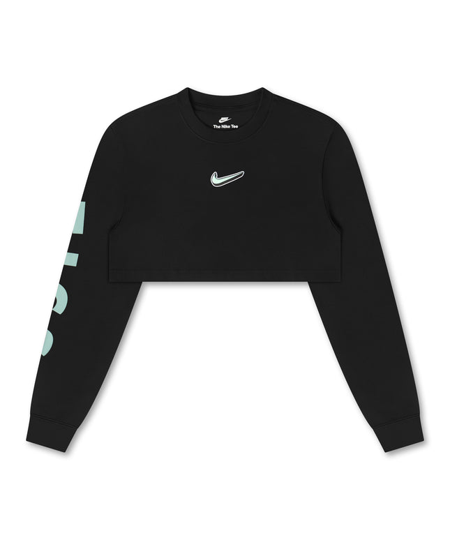 Nike Womens Oversized Long Sleeve - Black