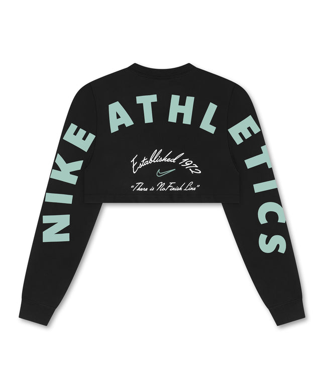 Nike Womens Oversized Long Sleeve - Black
