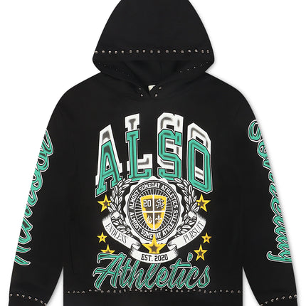 Almost Someday Also Athletics Hoodie - Black