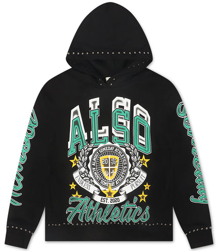 Almost Someday Also Athletics Hoodie - Black