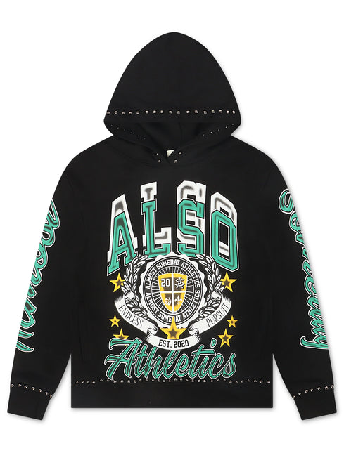 Almost Someday Also Athletics Hoodie - Black