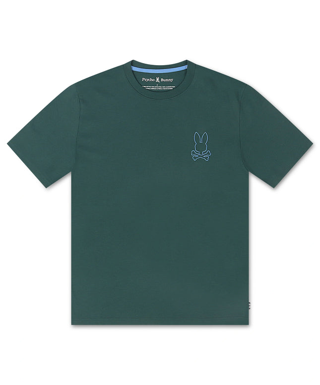 Psycho Bunny Hamilton Embroidered Tee  - Seamoss