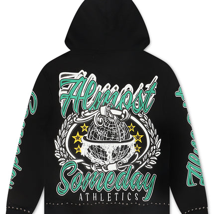 Almost Someday Also Athletics Hoodie - Black