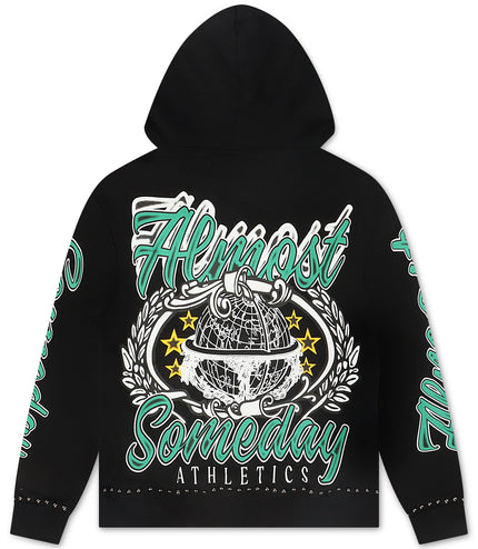 Almost Someday Also Athletics Hoodie - Black