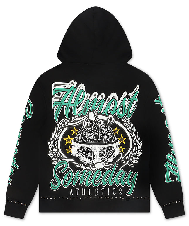 Almost Someday Also Athletics Hoodie - Black