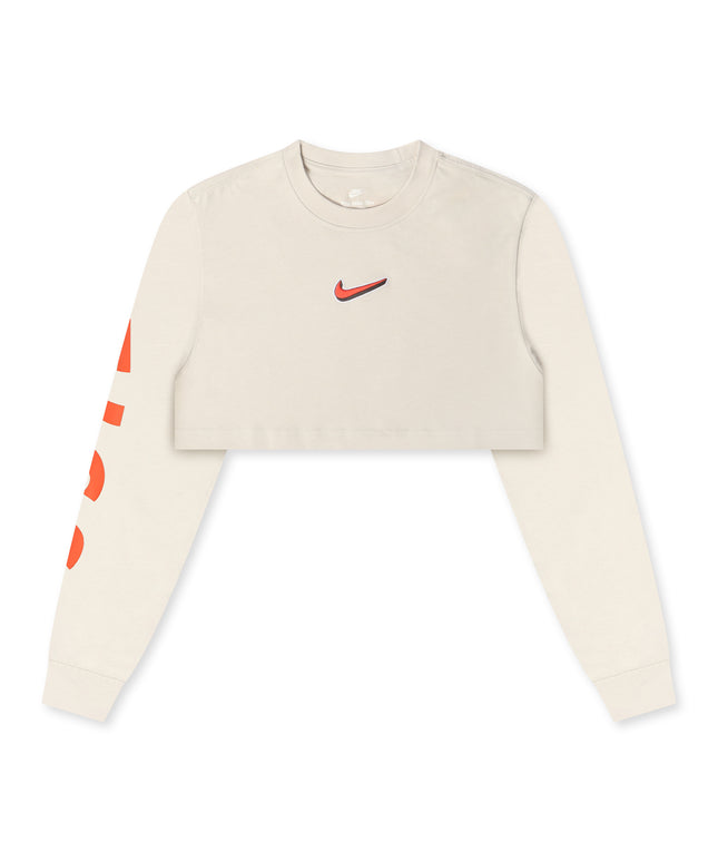 Nike Womens Oversized Long Sleeve - Light Bone