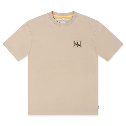 Psycho Bunny Monroe Heavy Weight Relaxed Fit Tee - Stone