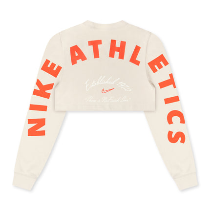 Nike Womens Oversized Long Sleeve - Light Bone