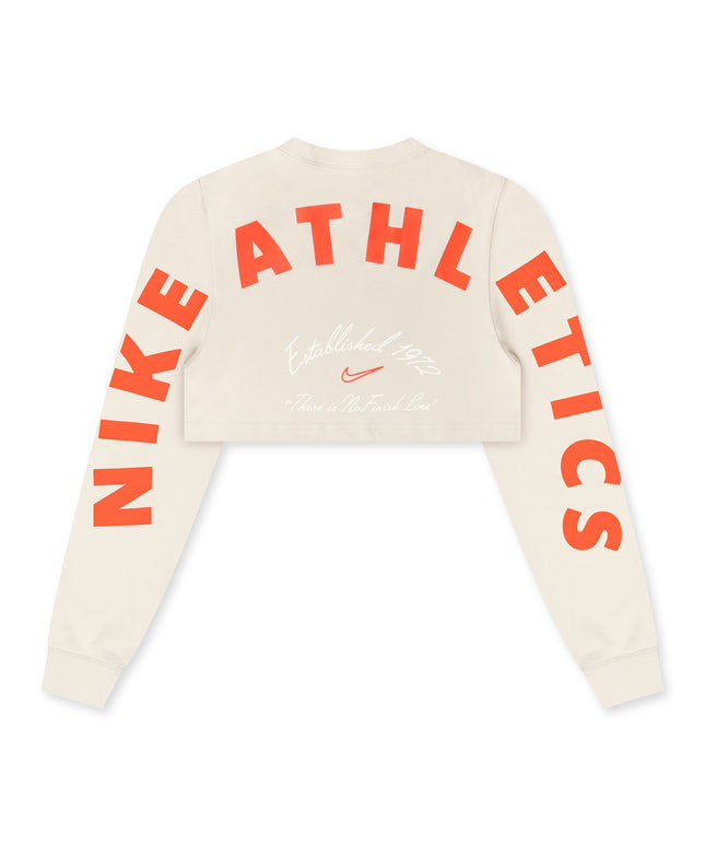 Nike Womens Oversized Long Sleeve - Light Bone