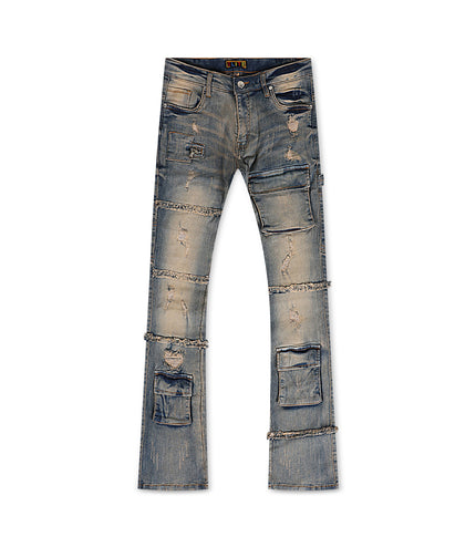 Elite Denim Kids Stacked Jeans - Vintage Wash