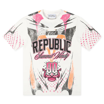 Smoke Rise Republic Tee - Lilac Rose