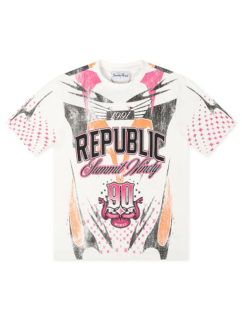 Smoke Rise Republic Tee - Lilac Rose