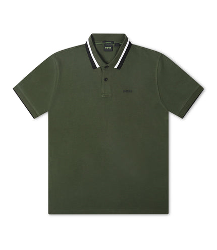 Boss Green Paddy AP Heritage Polo - Hunter