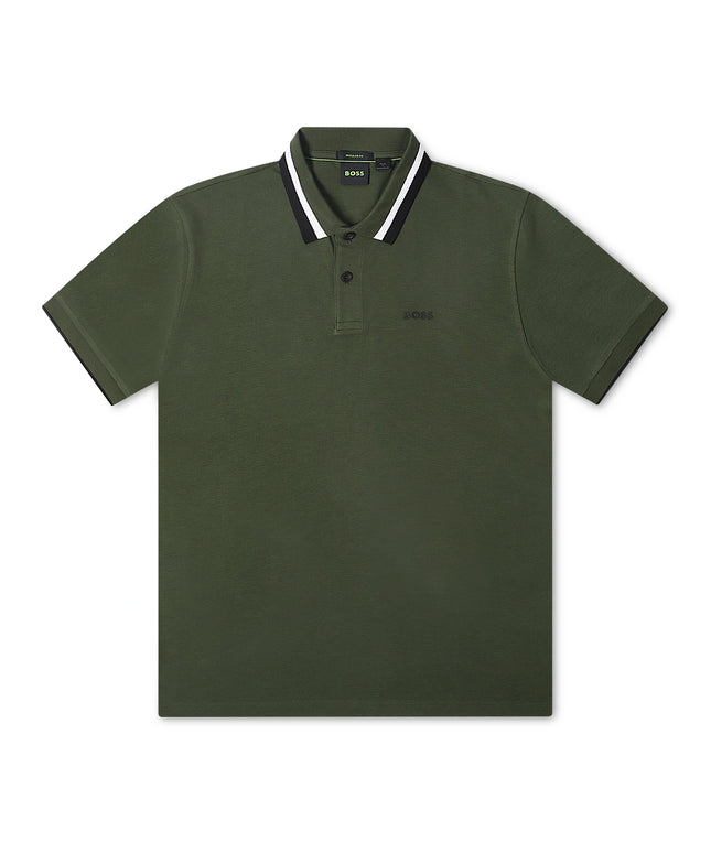 Boss Green Paddy AP Heritage Polo - Hunter