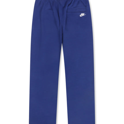 Nike Mens French Terry Open-Hem Pants - Deep Royal Blue