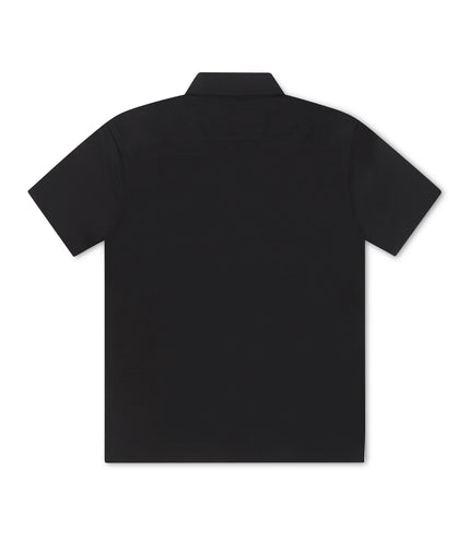 Psycho Bunny Bryan Camp Collar Shirt - Black