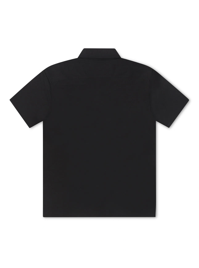 Psycho Bunny Bryan Camp Collar Shirt - Black