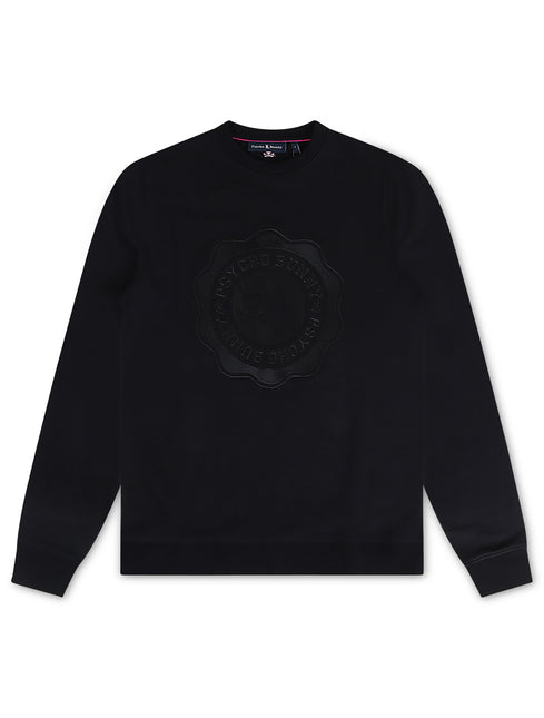 Psycho Bunny Mens London Graphic Long Sleeve - Black