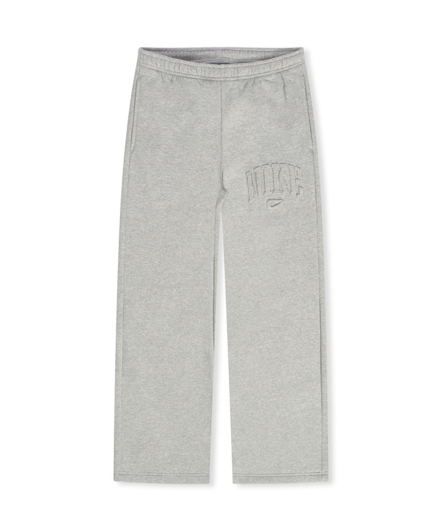 Nike Womens Studio Fleece Wide Leg Pants - Heather Grey