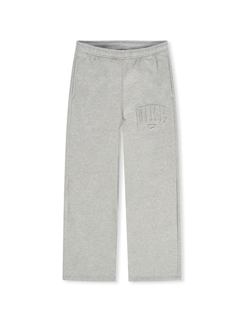 Nike Womens Studio Fleece Wide Leg Pants - Heather Grey
