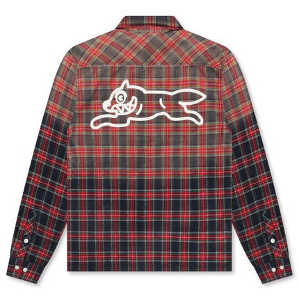 Icecream Grapefruit LS Woven - Plaid