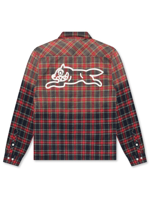 Icecream Grapefruit LS Woven - Plaid