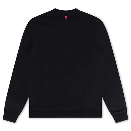Psycho Bunny Mens London Graphic Long Sleeve - Black
