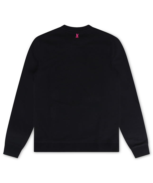 Psycho Bunny Mens London Graphic Long Sleeve - Black