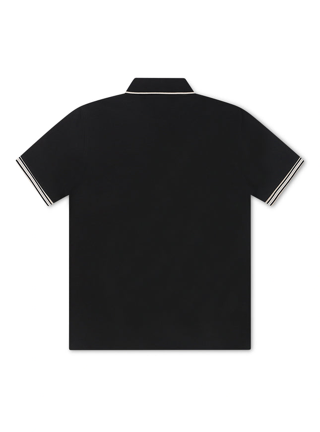 Psycho Bunny Cambridge Pique Polo - Black