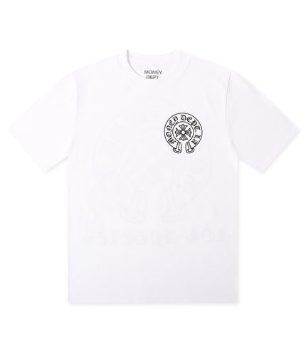 Money Dept. Old English Tee - White/Black