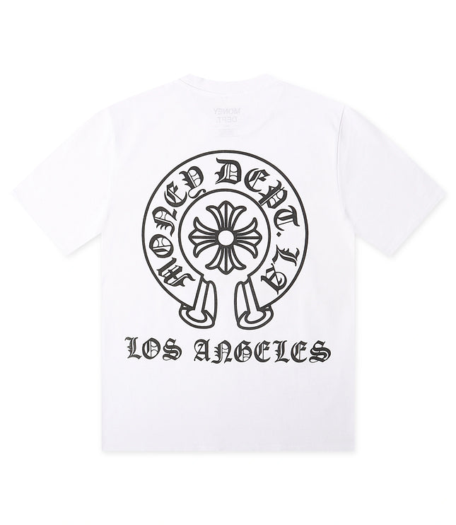 Money Dept. Old English Tee - White/Black