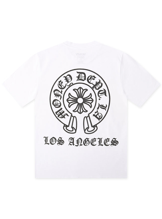 Money Dept. Old English Tee - White/Black