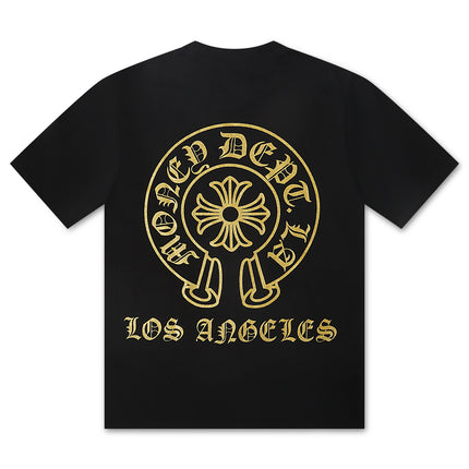 Money Dept. Vintage Old English Tee - Black/Gold
