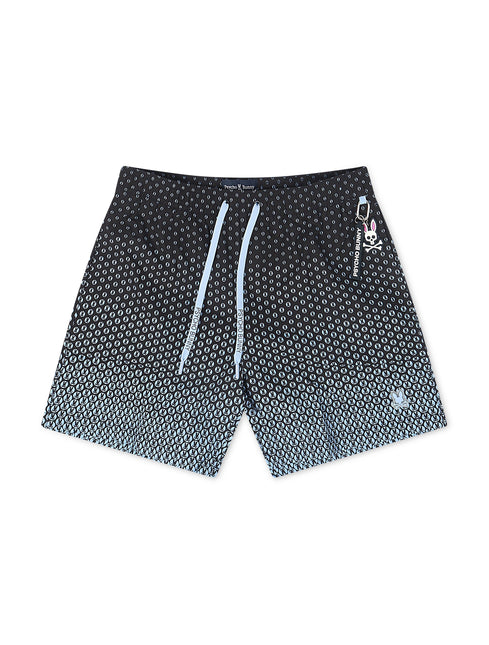 Psycho Bunny Bendigo All Over Print Swim Shorts - Evening Blue