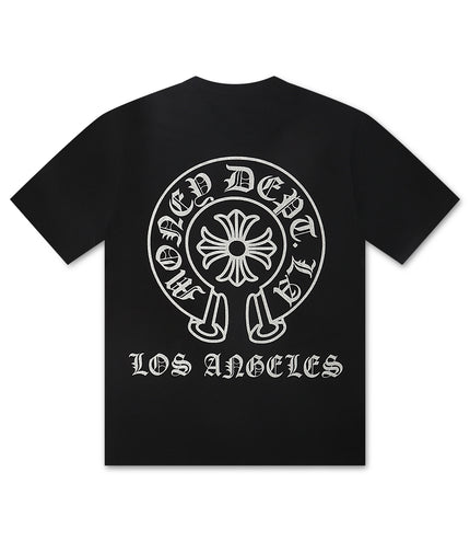 Money Dept. Vintage Old English Tee - Black/Silver
