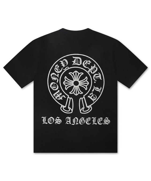 Money Dept. Vintage Old English Tee - Black/Silver