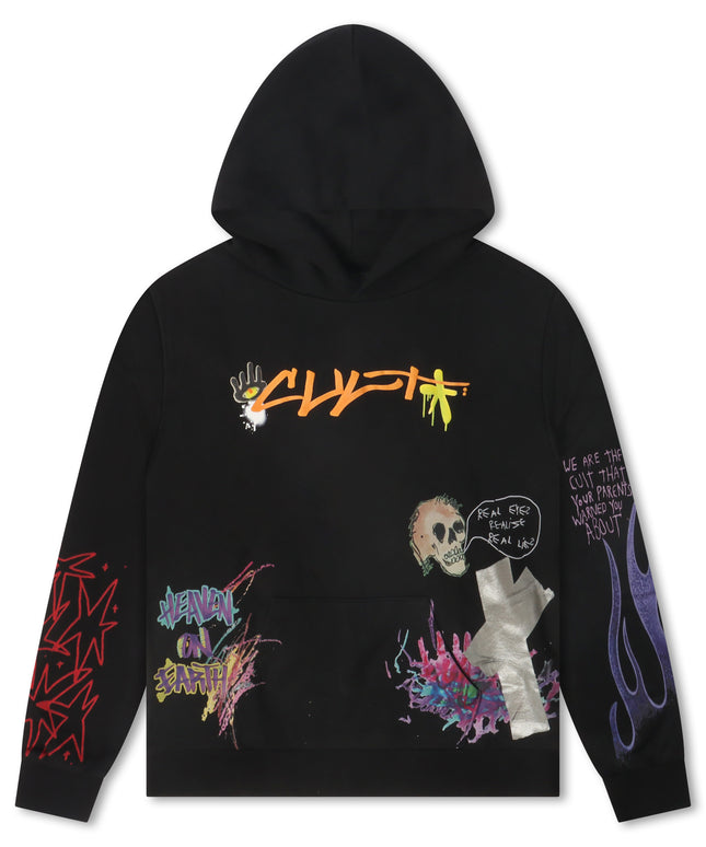 Cult Of Individuality Pullover Novelty Hoodie - Black