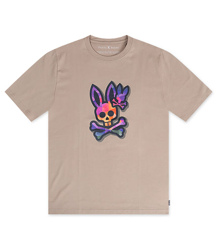 Psycho Bunny Randolph Graphic Tee - Stone