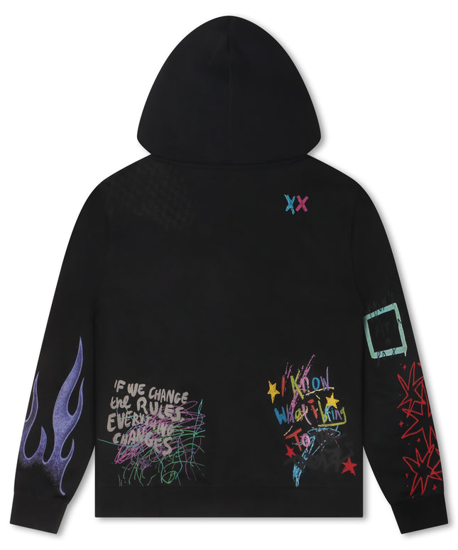 Cult Of Individuality Pullover Novelty Hoodie - Black