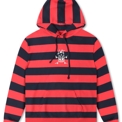 Cult Of Individuality Pullover Novelty Hoodie - Rouge Red/Navy
