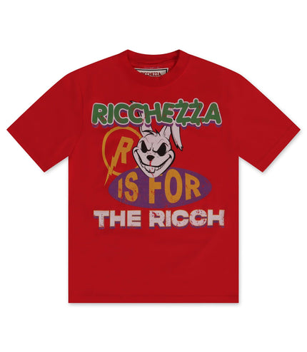 RICCHEZZA EATRICCH TEE - RED RICCHEZZA