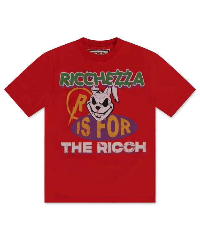 RICCHEZZA EATRICCH TEE - RED RICCHEZZA