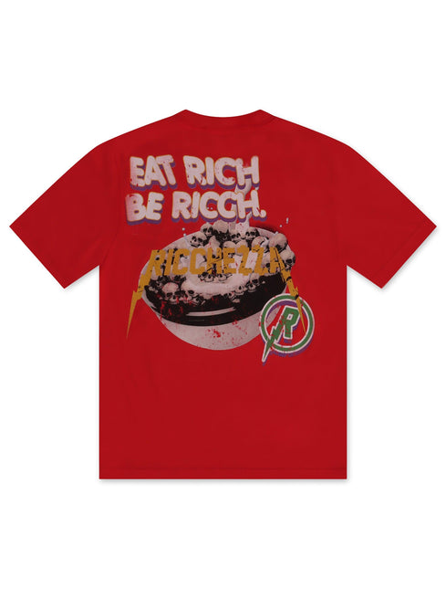 RICCHEZZA EATRICCH TEE - RED RICCHEZZA