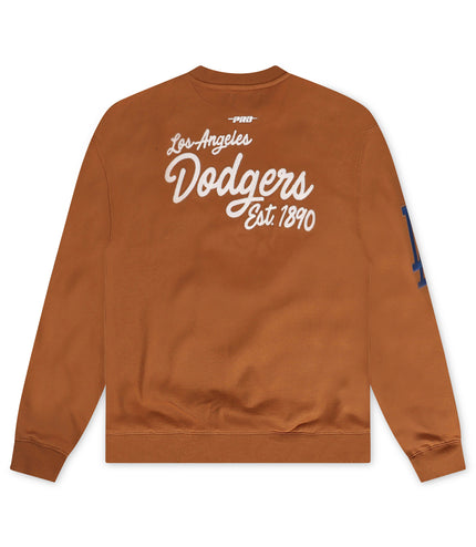 Pro Standard Dodgers Paint The City Crewneck - Brown