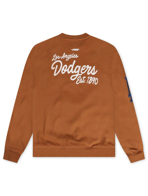 Pro Standard Dodgers Paint The City Crewneck - Brown