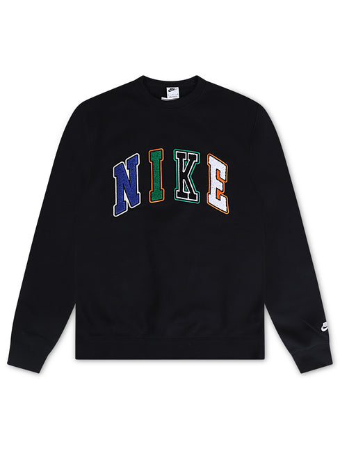 Nike Mens Club Crewneck - Black