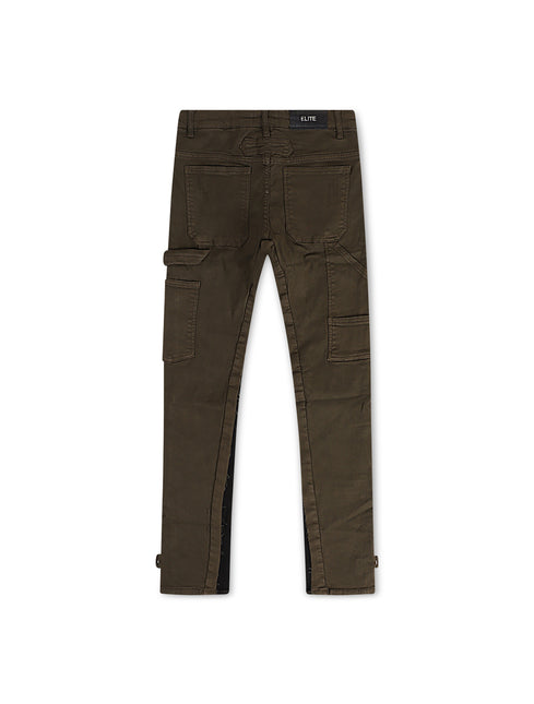 Elite Denim Kids Straight Leg Jeans - Olive