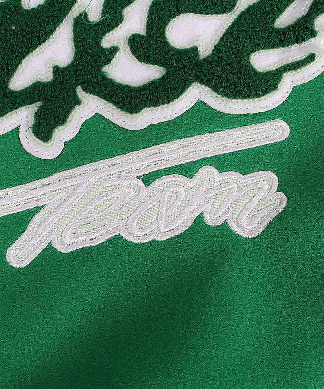 Chaqueta universitaria Jordan Craig Paradise para niños, verde